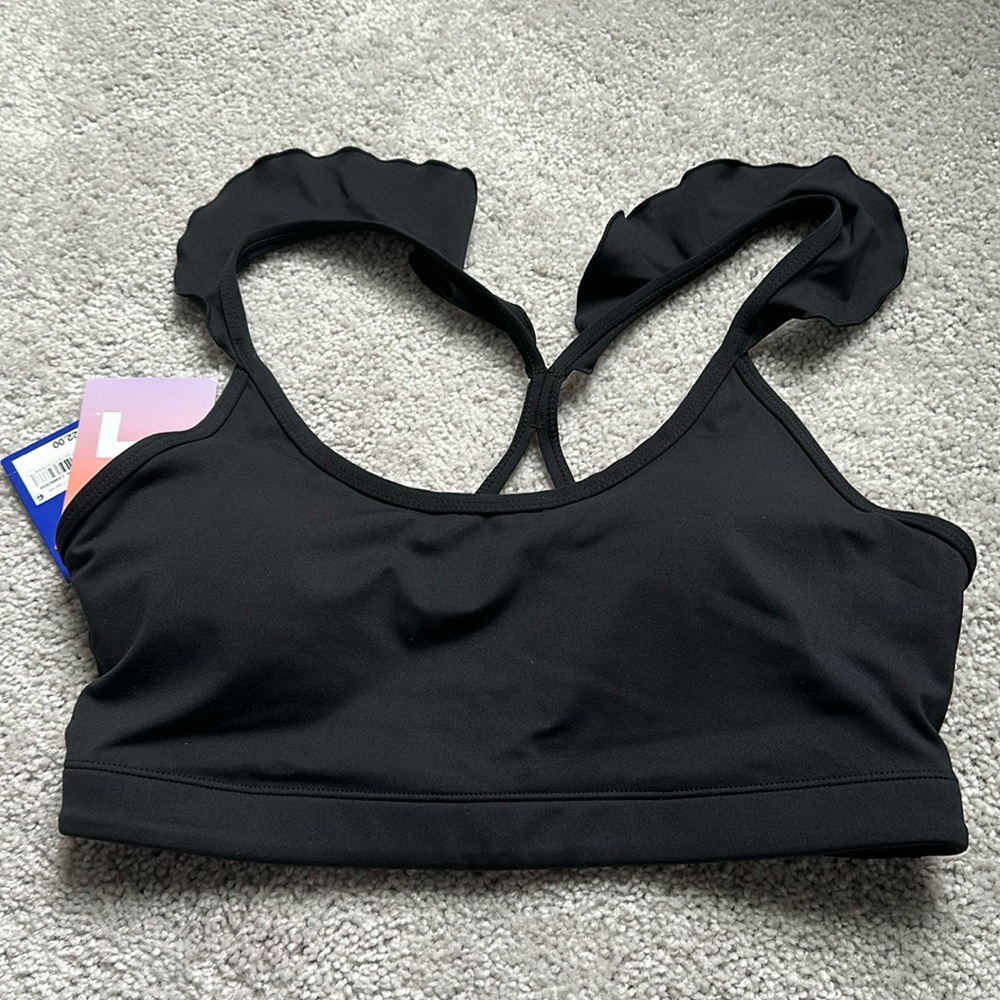 Brand new joy lab ruffle sports bra